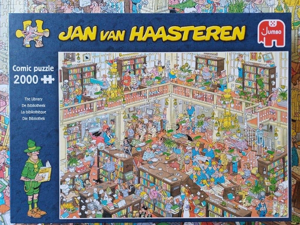 Jan van Haasteren Puzzel 2000 stukjes, Hobby en Vrije tijd, Denksport en Puzzels, Ophalen, Meer dan 1500 stukjes, Zo goed als nieuw