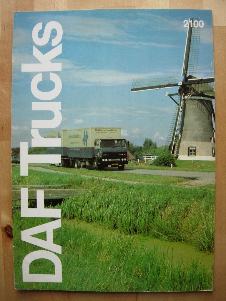 DAF 2100 Brochure 1980, Ophalen of Verzenden, Zo goed als nieuw, Overige merken, DAF