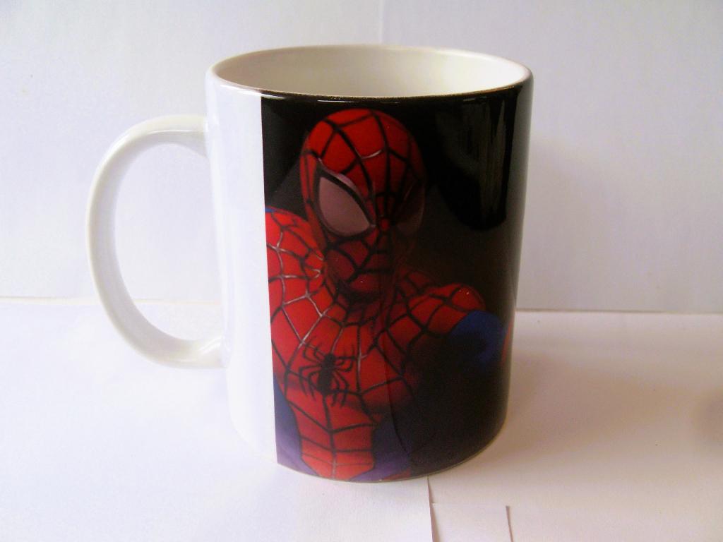 Spiderman Mok Spider-Man Beker Marvel, Ophalen of Verzenden, Superheld, Zo goed als nieuw, Gebruiksvoorwerp