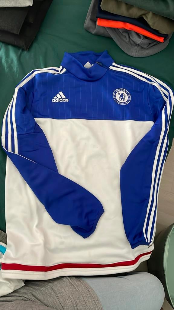 Voetbal shirt lange mouw met capuchon, Ophalen of Verzenden, Gedragen, Overige maten, Overige kleuren