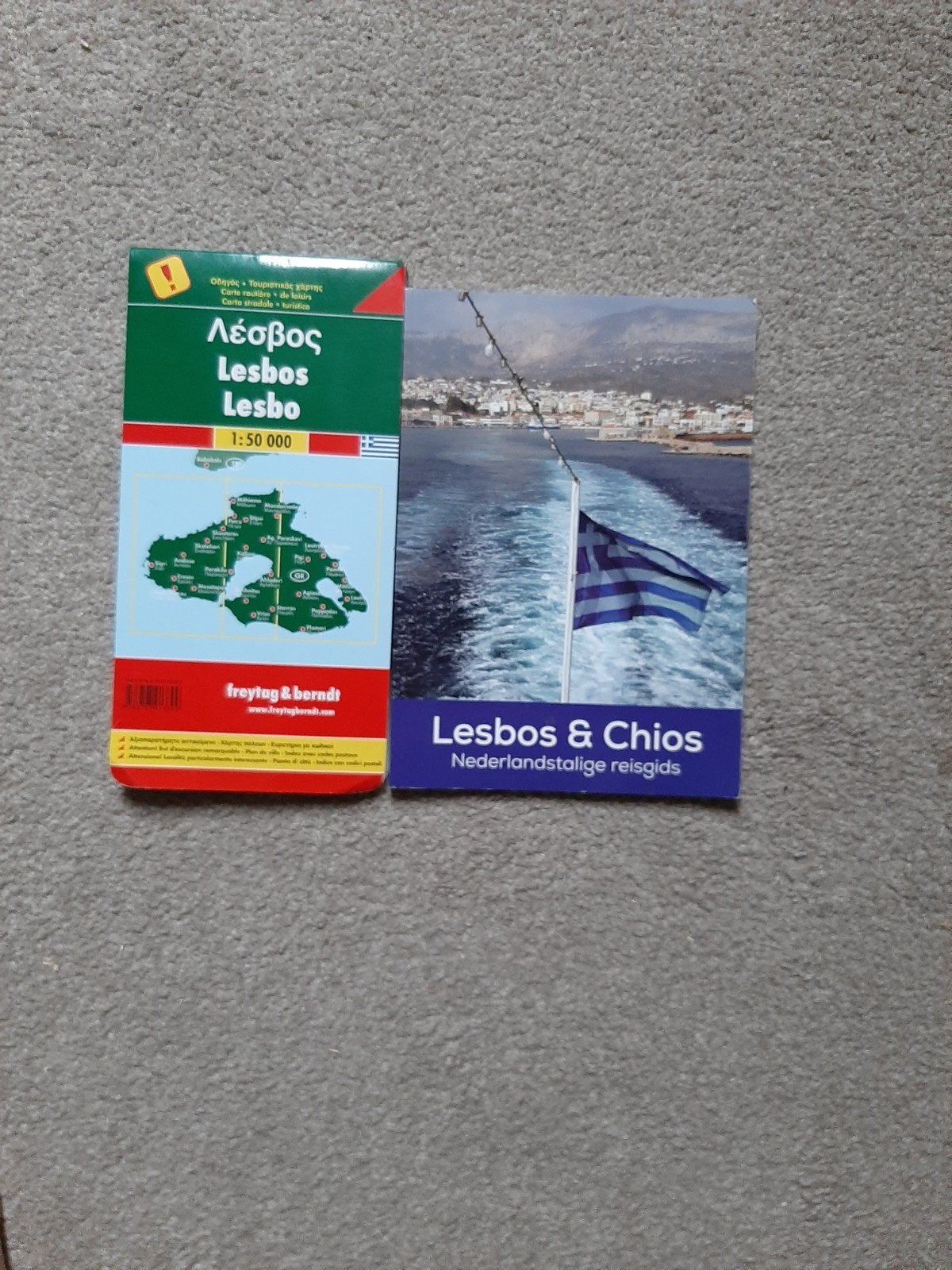 Lesbos & Chios Reisgids en Kaart (Nederlandstalig), Ophalen of Verzenden