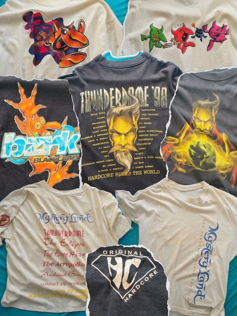Foto 5 van 633 Hardcore massive Gabber Vinyl 90 & 2000er + Shirts VHS