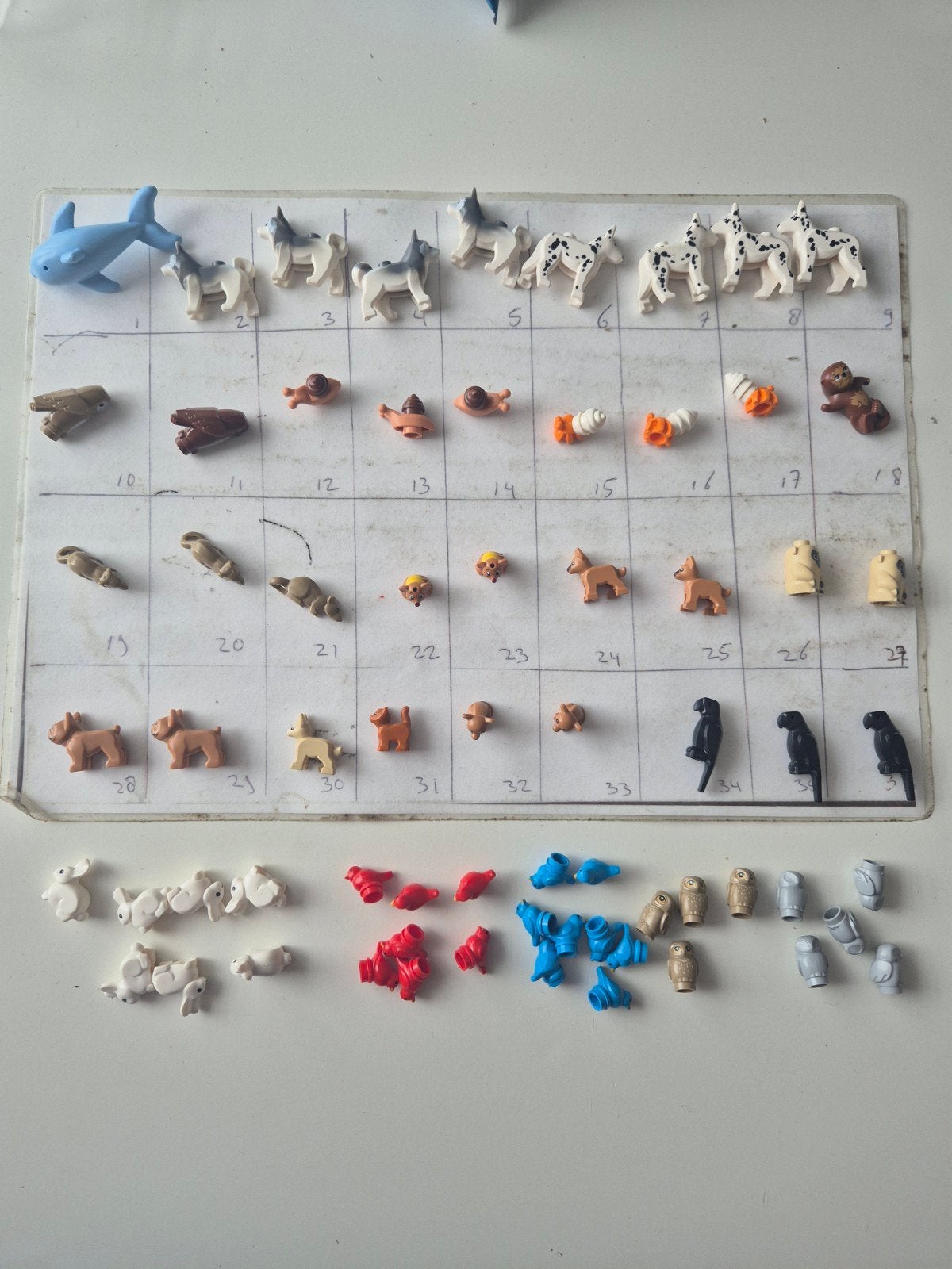 Lego dieren husky dolfijn dalmatier rat baby uil muis slak, Kinderen en Baby's, Speelgoed | Duplo en Lego, Ophalen of Verzenden