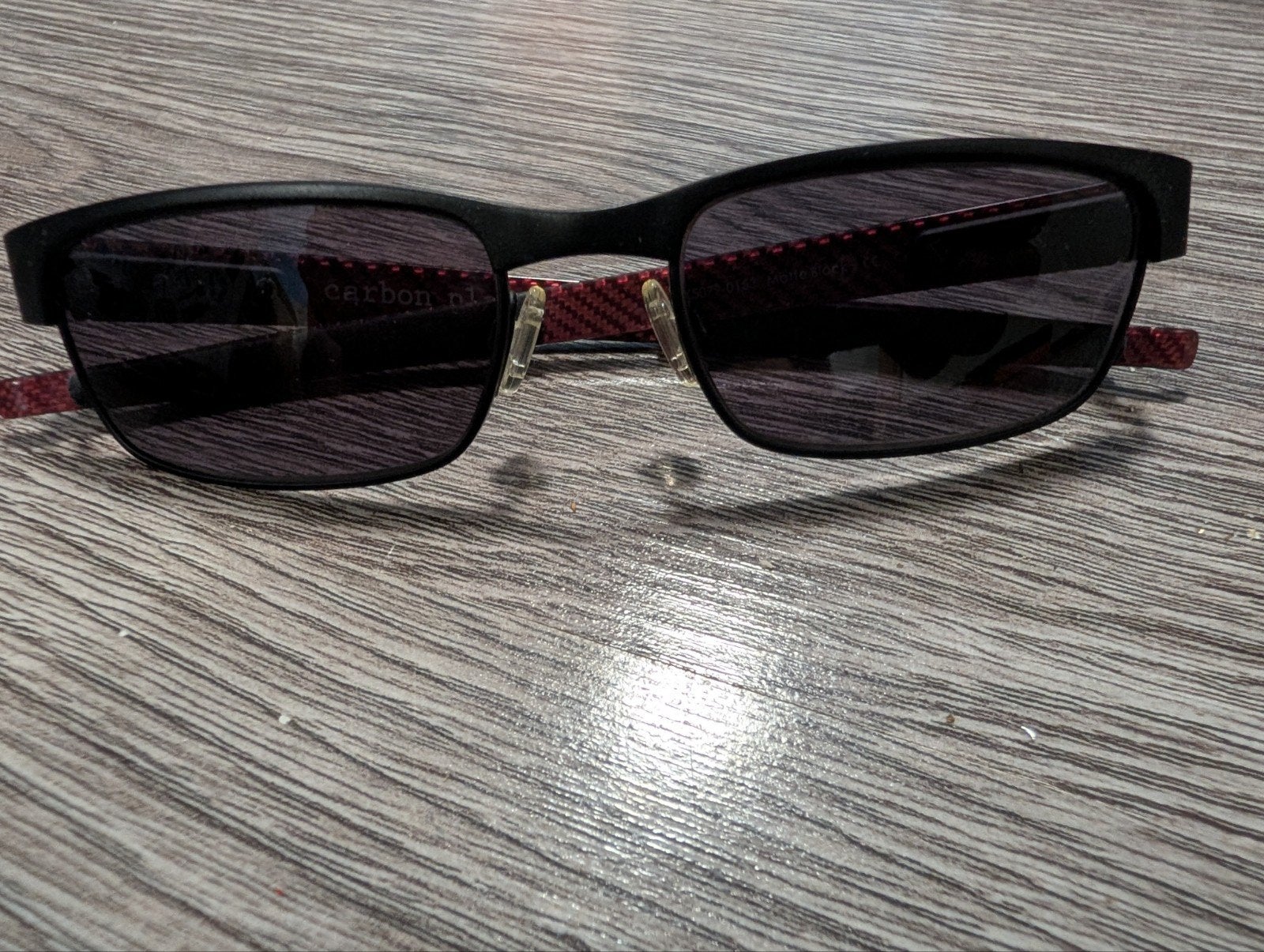 Oakley Carbon Plate zonnebril (op sterkte ), Gebruikt, Zwart, Ophalen of Verzenden, Oakley