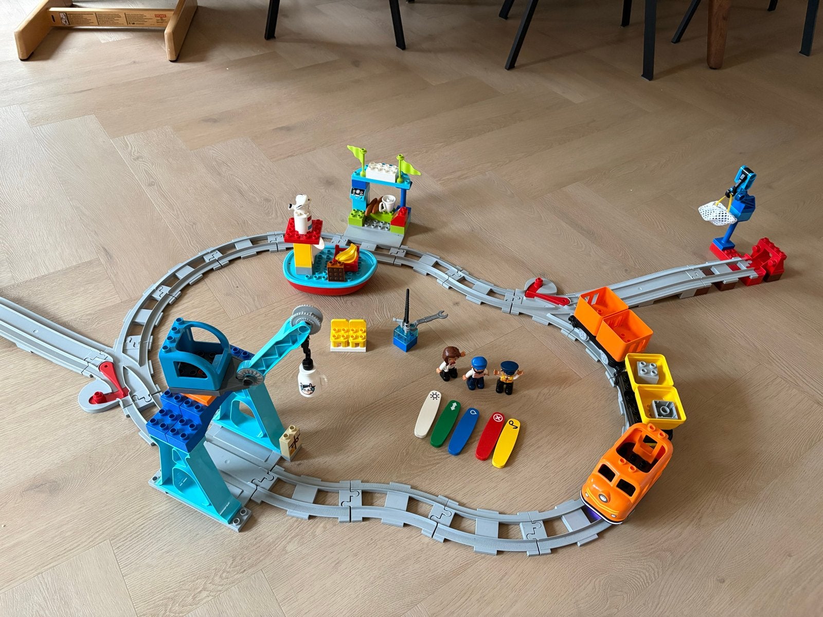 Duplo 10875 Goederentrein - Origineel & compleet!, Ophalen of Verzenden, Zo goed als nieuw, Compleet, Duplo