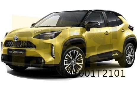 Toyota Yaris Cross (8/21-) (MXP) wielkuiplijst Links voor Or, -, Verzenden, -, Nieuw
