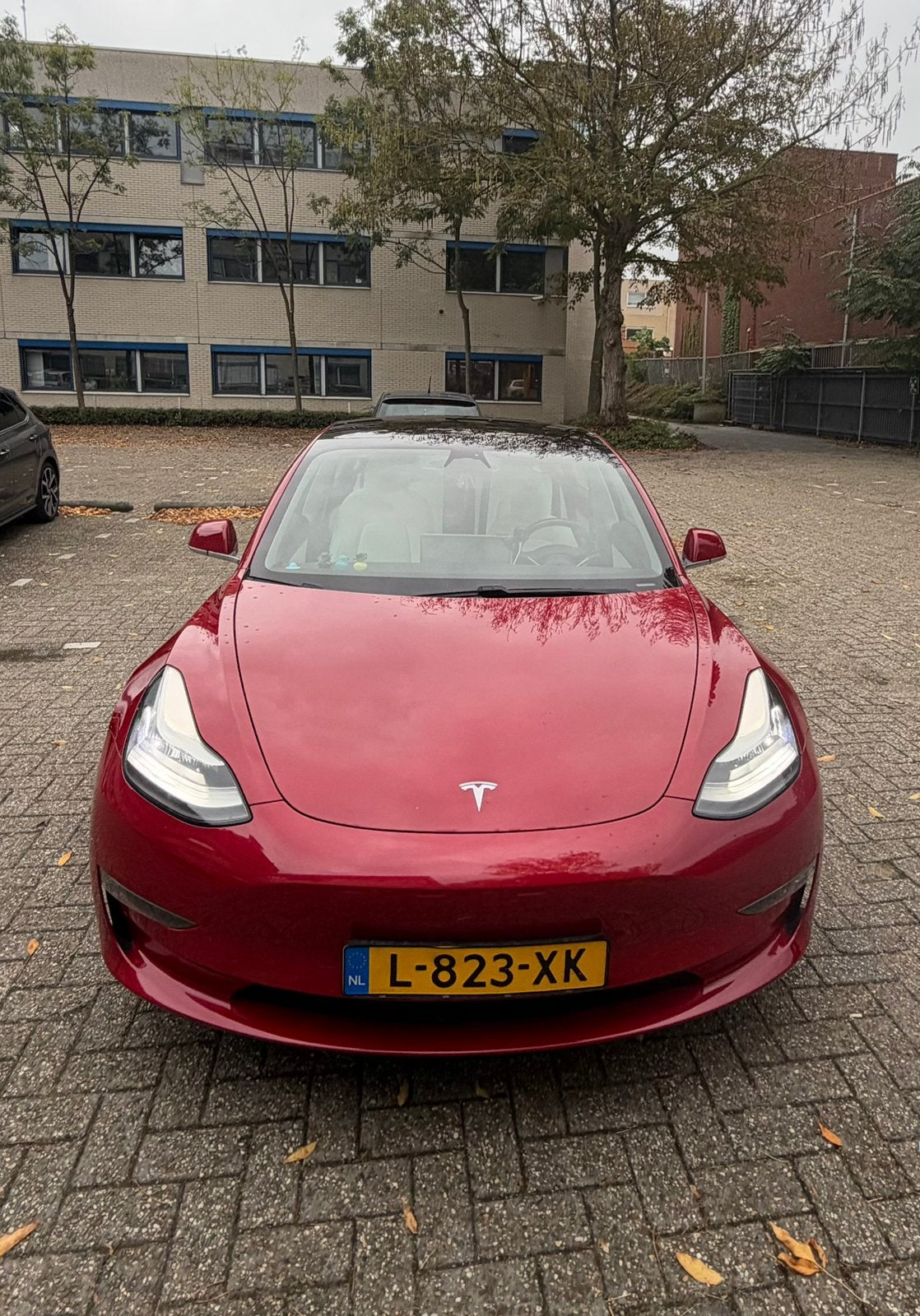 Tesla Model 3 2019 Rood, Automaat, 1831 kg, Leder, Vierwielaandrijving