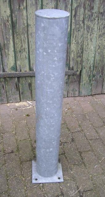 Stootpaal aanrijdpaal rampaal 2 stuks, Doe-het-zelf en Verbouw, Metalen, Ophalen, Zo goed als nieuw, IJzer