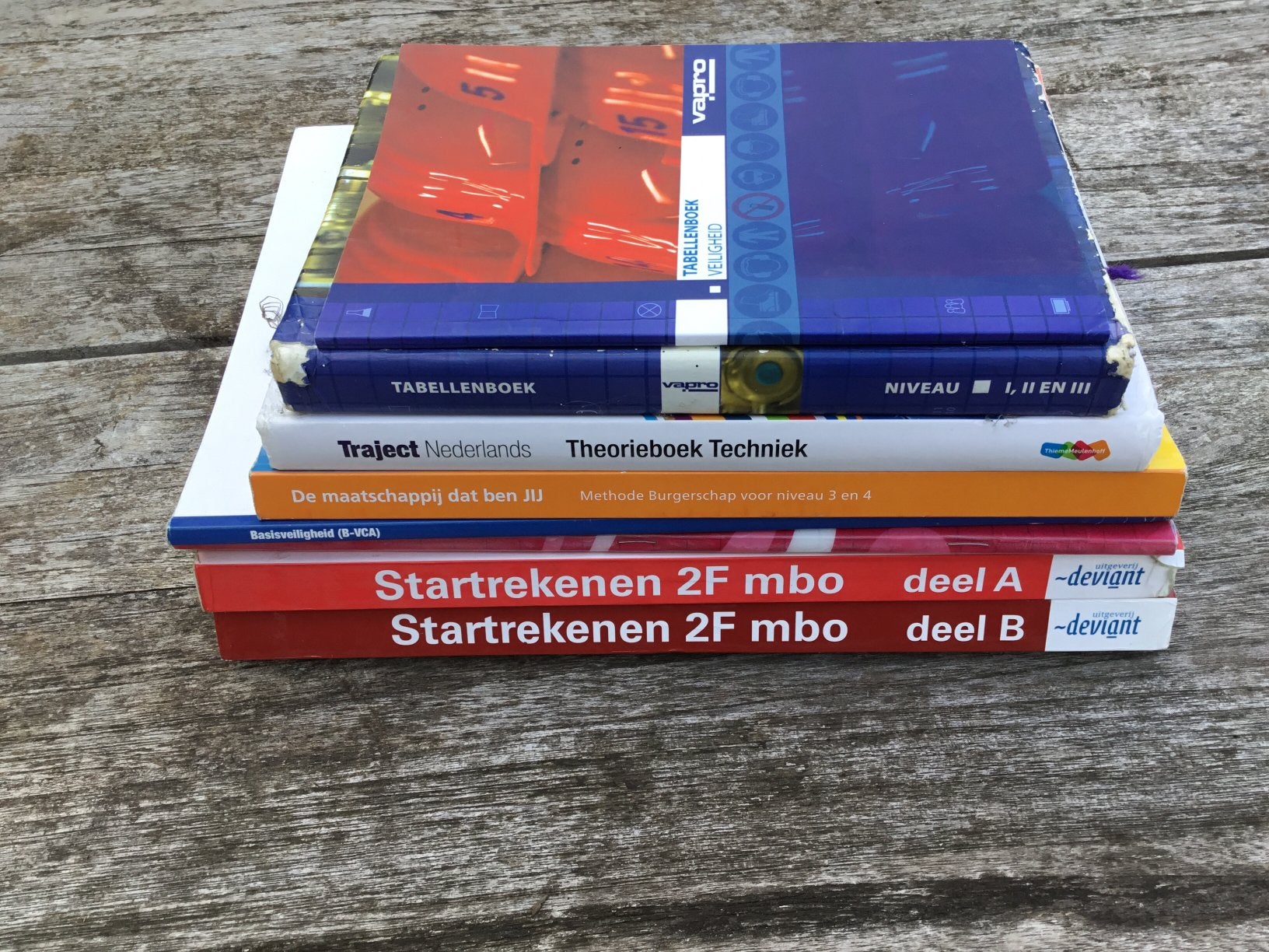 7 stuks VAPRO-B boeken MBO-OPLEIDING ( zie omschrijving), Ophalen, Zo goed als nieuw, Overige onderwerpen
