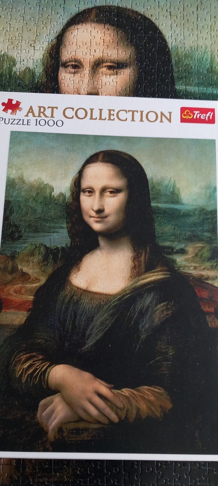 Mona Lisa Legpuzzel 1000 stukjes - Trefl Art Collection, Ophalen, 500 t/m 1500 stukjes, Zo goed als nieuw, Legpuzzel