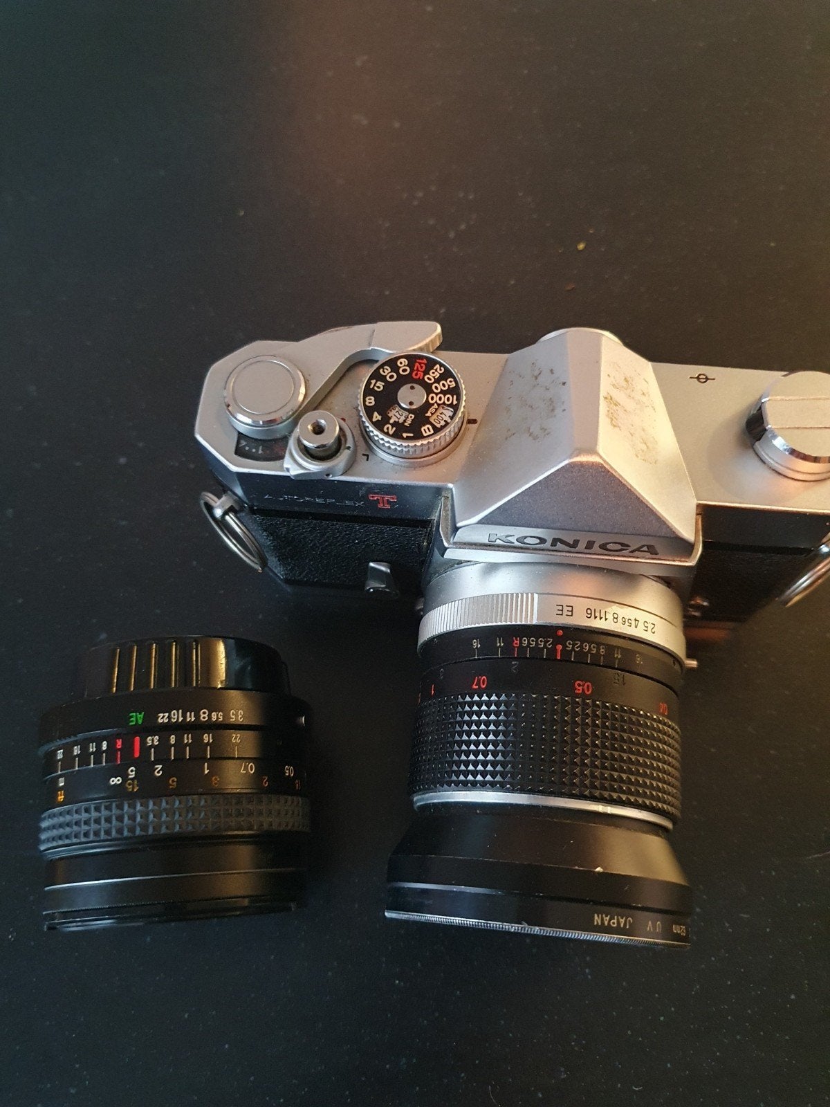 Konica Autoreflex T met Panagor 28mm en Sigma 52mm Macro, Gebruikt, Sigma, Overige vattingen, Macrofunctie