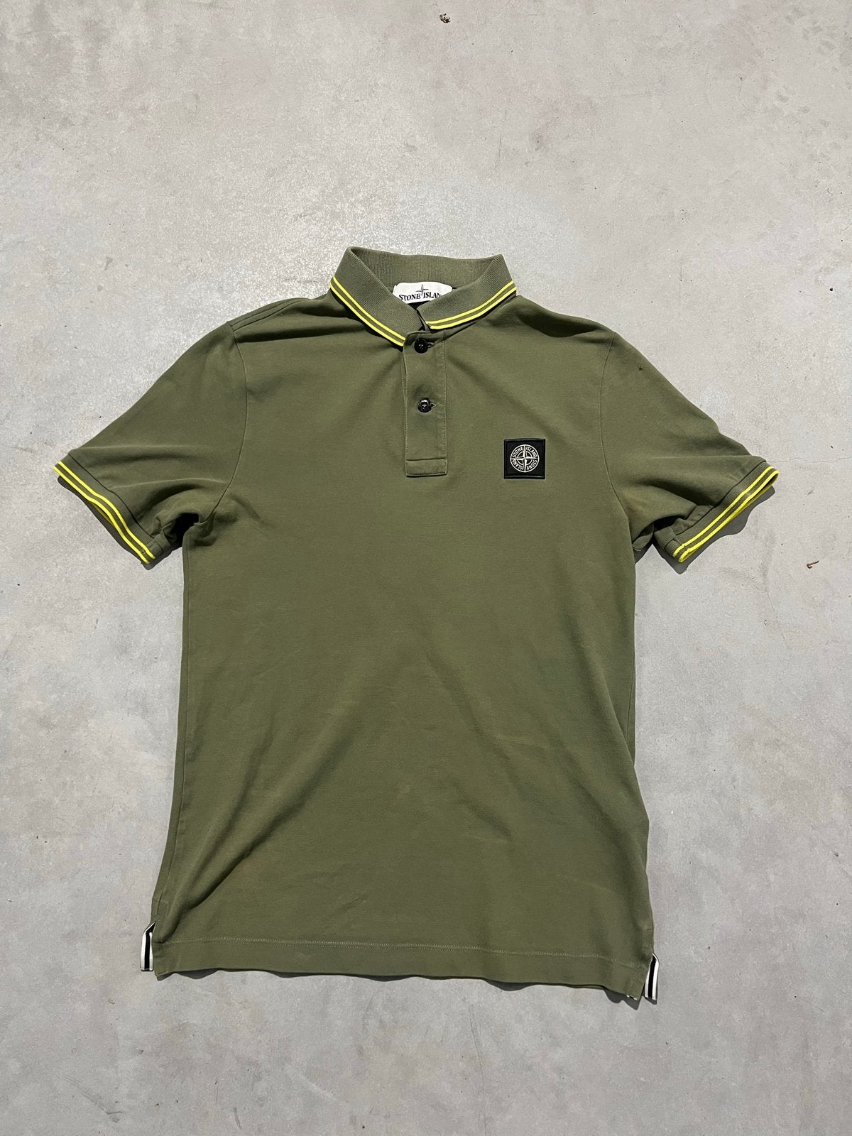 Stone Island Polo Shirt Slim Fit Maat S, Ophalen of Verzenden, Zo goed als nieuw, Maat 46 (S) of kleiner, Groen