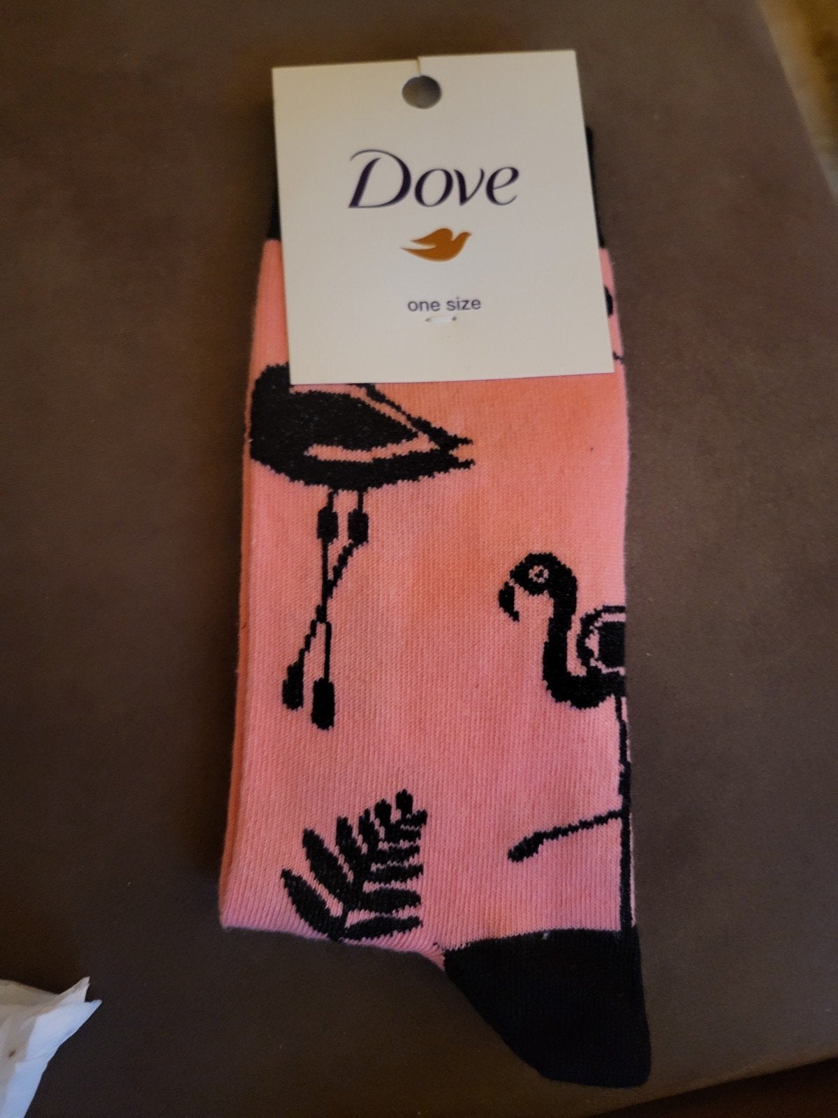 sokken met flamingo one size, Ophalen of Verzenden, Nieuw, Sokken en Kniesokken