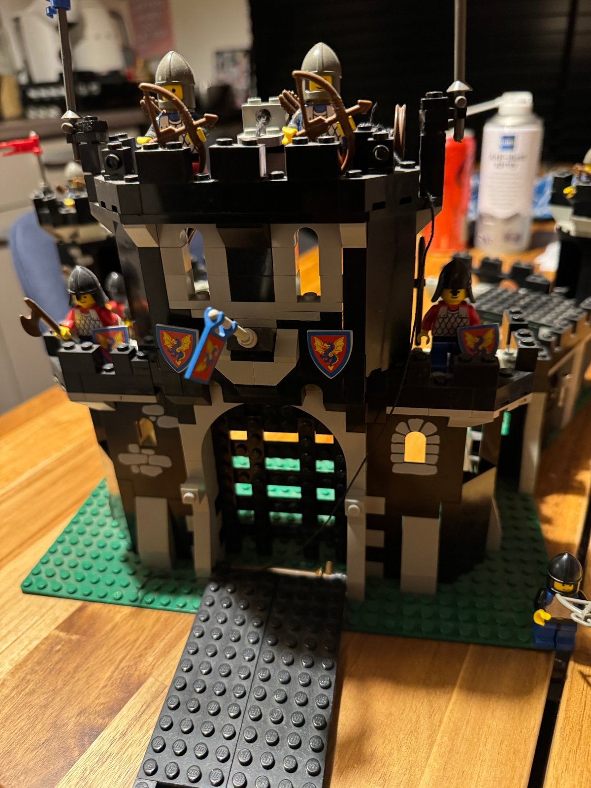 Lego 6085 Black Monarch's Kasteel (1988) Compleet Vintage, Ophalen, Gebruikt
