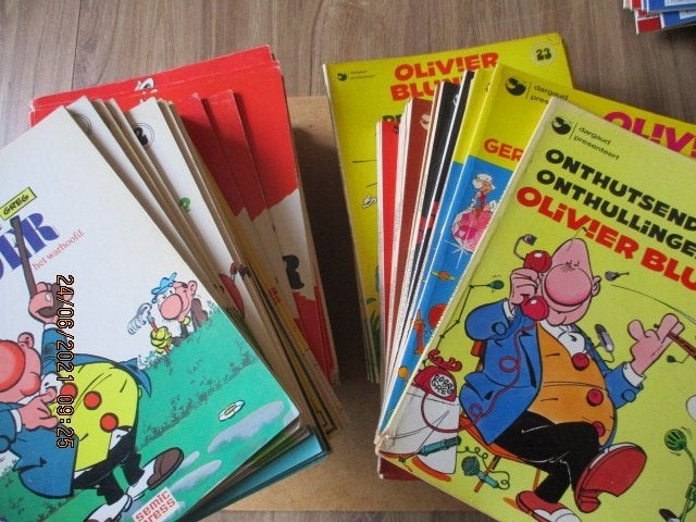 adv3691 olivier blunder, Boeken, Meerdere stripboeken, Ophalen, Gelezen