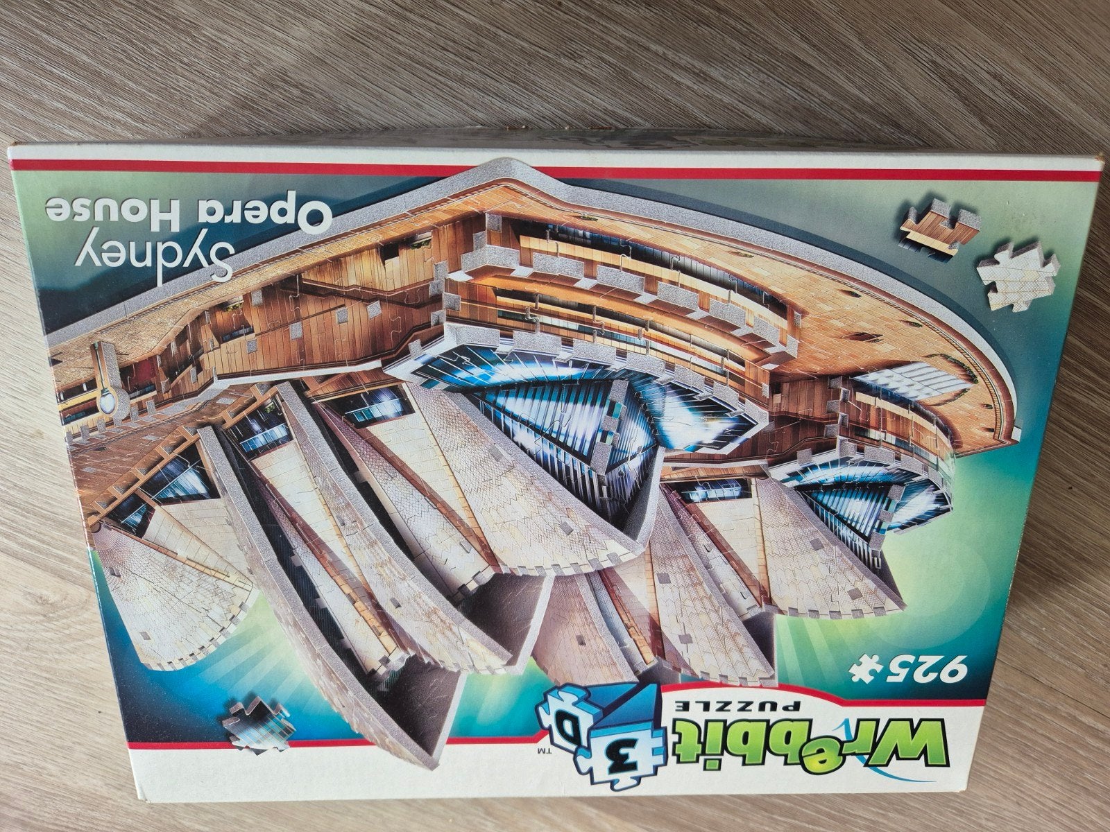 Wrebbit 3D Puzzel Sydney Opera House 925 stukjes, Ophalen of Verzenden, 500 t/m 1500 stukjes, Gebruikt, Rubik's of 3D-puzzel