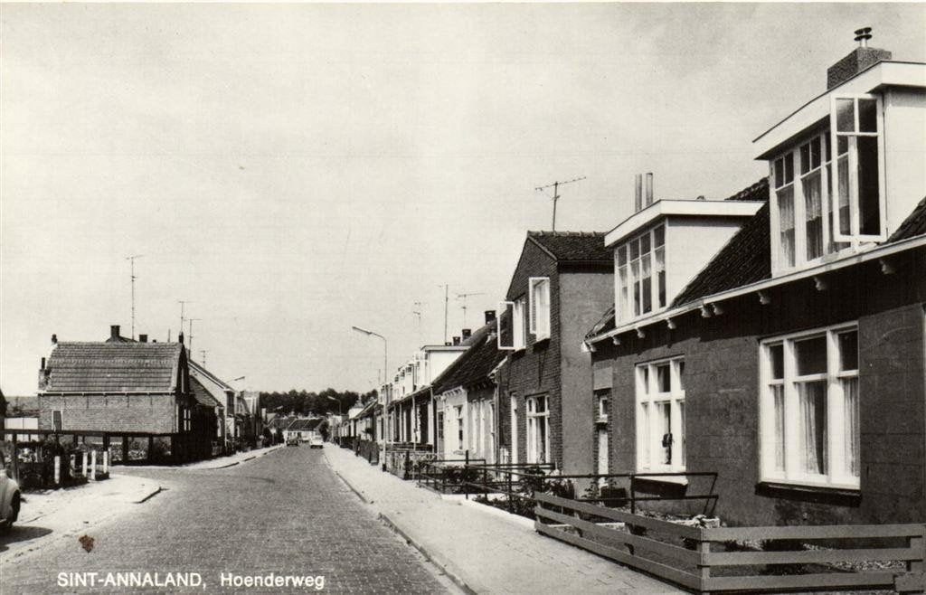 Sint-Annaland, Hoenderweg - ongelopen, Ophalen of Verzenden, 1960 tot 1980, Ongelopen, Zeeland