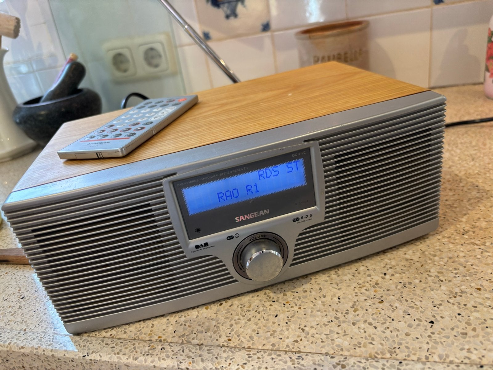Sangean DDR-22 DAB/FM/RDS/MW Digitale Stereo Ontvanger, Ophalen of Verzenden, Zo goed als nieuw, Radio