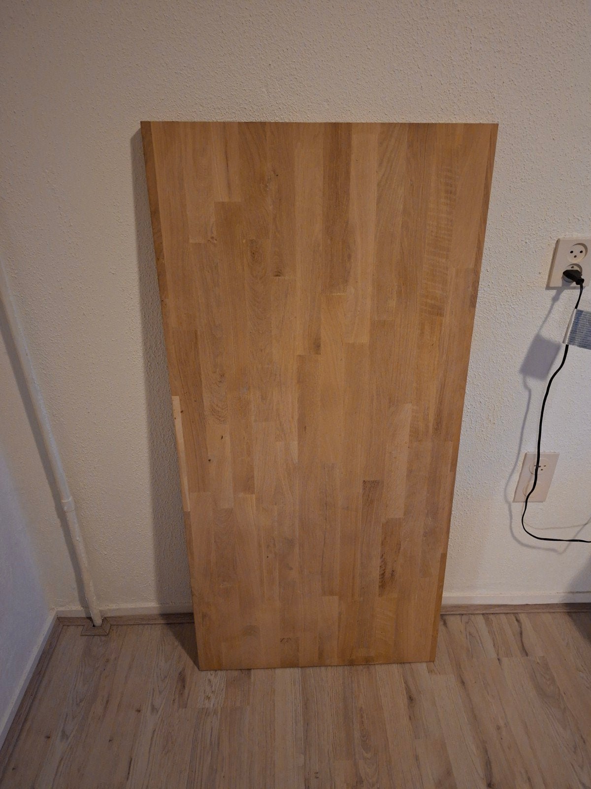 Houten tafelblad 61,5x126,5 en 2,5cm dik, Huis en Inrichting, Ophalen, Rechthoekig, 50 tot 100 cm, 50 tot 100 cm