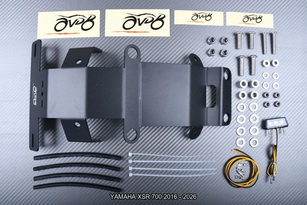 AVDB Korte Kentekenplaathouder YAMAHA XSR 700 2016 - 2026, Ophalen of Verzenden, Nieuw