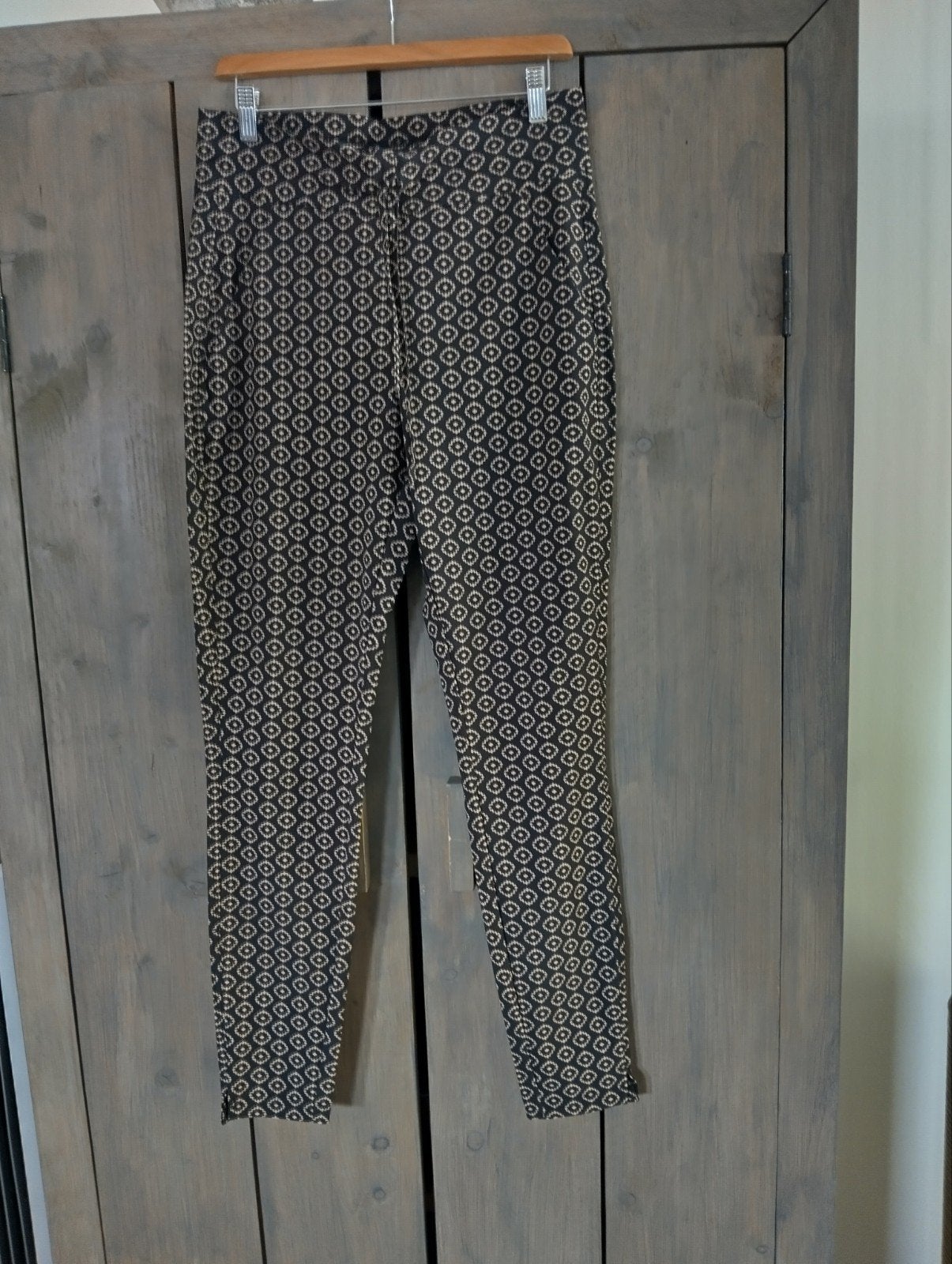 Studio Anneloes Broek Zwart met Taupe Patroon Maat M, Studio Anneloes, Ophalen of Verzenden