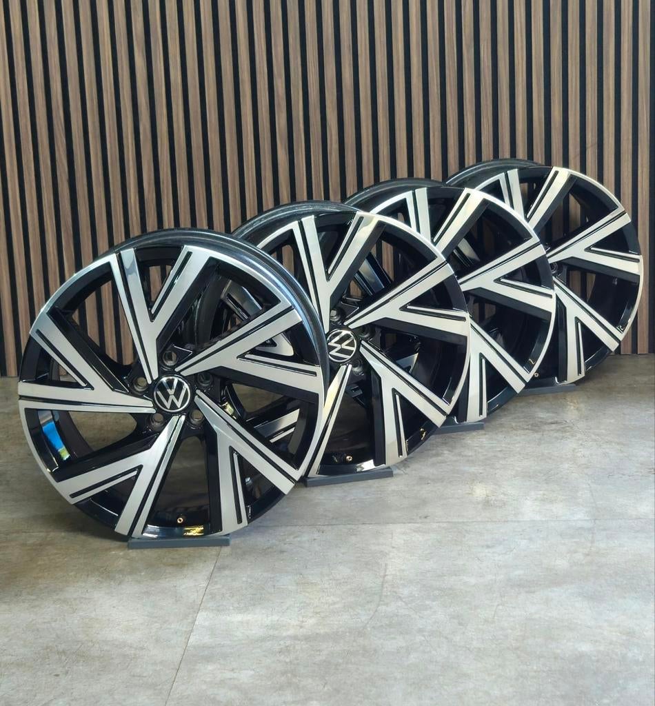 Nette 18"Orig Volkswagen Golf GTI Rline Bergamo velgen 5x112, 18 inch, Gebruikt, Velg(en), Personenwagen