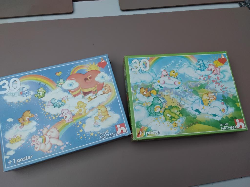 2 puzzels troetelbeertjes, Ophalen, Gebruikt, Overige typen