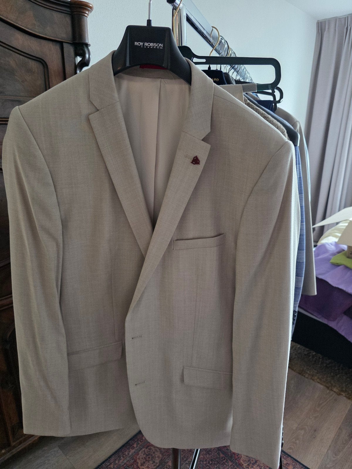 Nieuw pak Roy Robson mt. 54, Kleding | Heren, Maat 52/54 (L), Beige, Nieuw, Ophalen of Verzenden