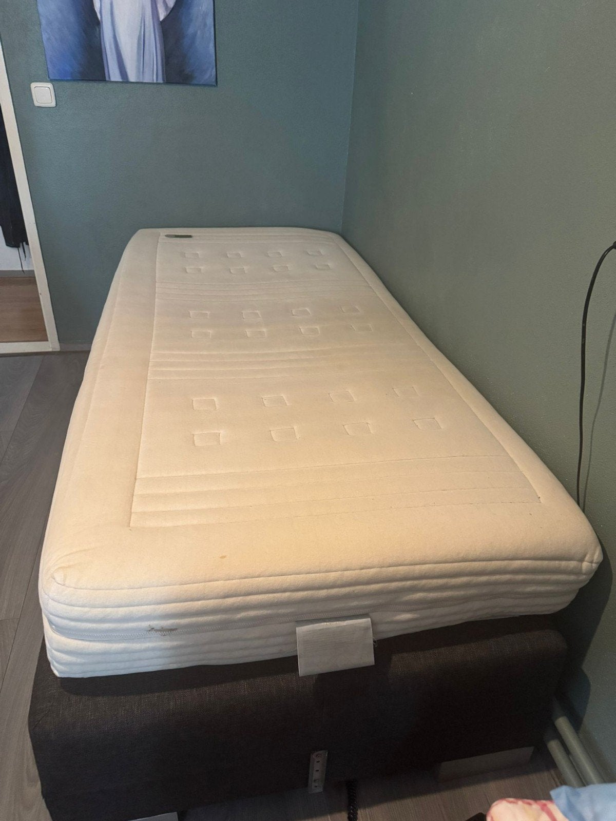 Prachtige elektrische bed een persoons, Ophalen of Verzenden, Zo goed als nieuw, Eenpersoons, 90 cm