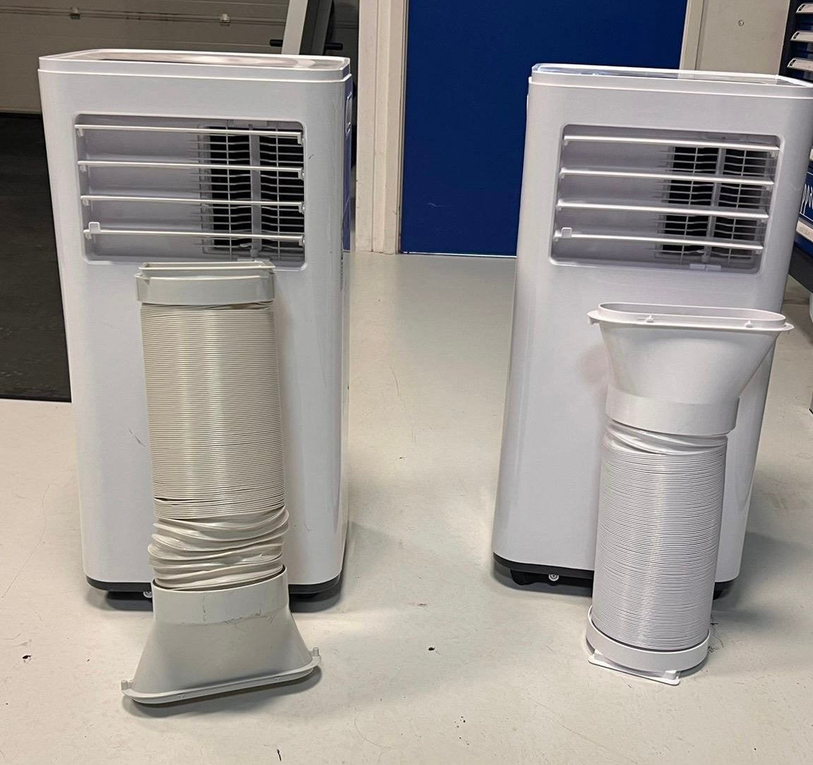 2x Mobiele Airco 9000 BTU – Zo goed als nieuw - perfect, Ophalen, Timer, Koelen en Ontvochtigen, 3 snelheden of meer