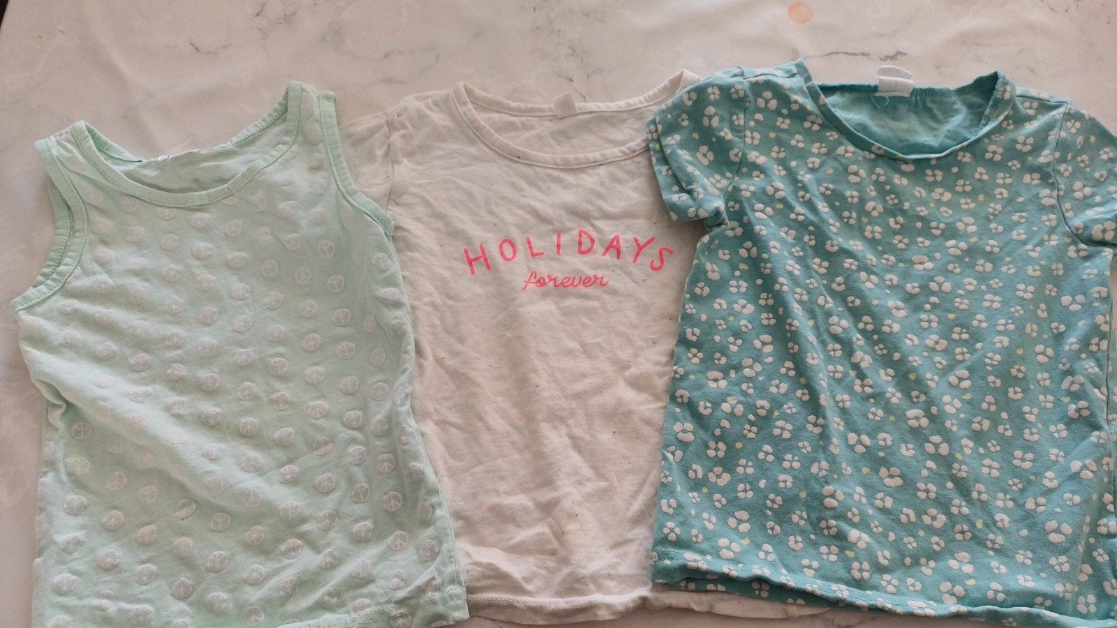 Zomershirts meisje maat 110, Ophalen of Verzenden, Zo goed als nieuw