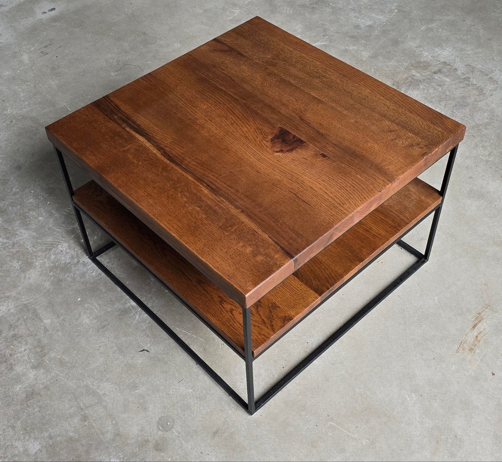 Koffietafel, Huis en Inrichting, Tafels | Salontafels, Ophalen, 50 tot 100 cm, 50 tot 100 cm, Zo goed als nieuw