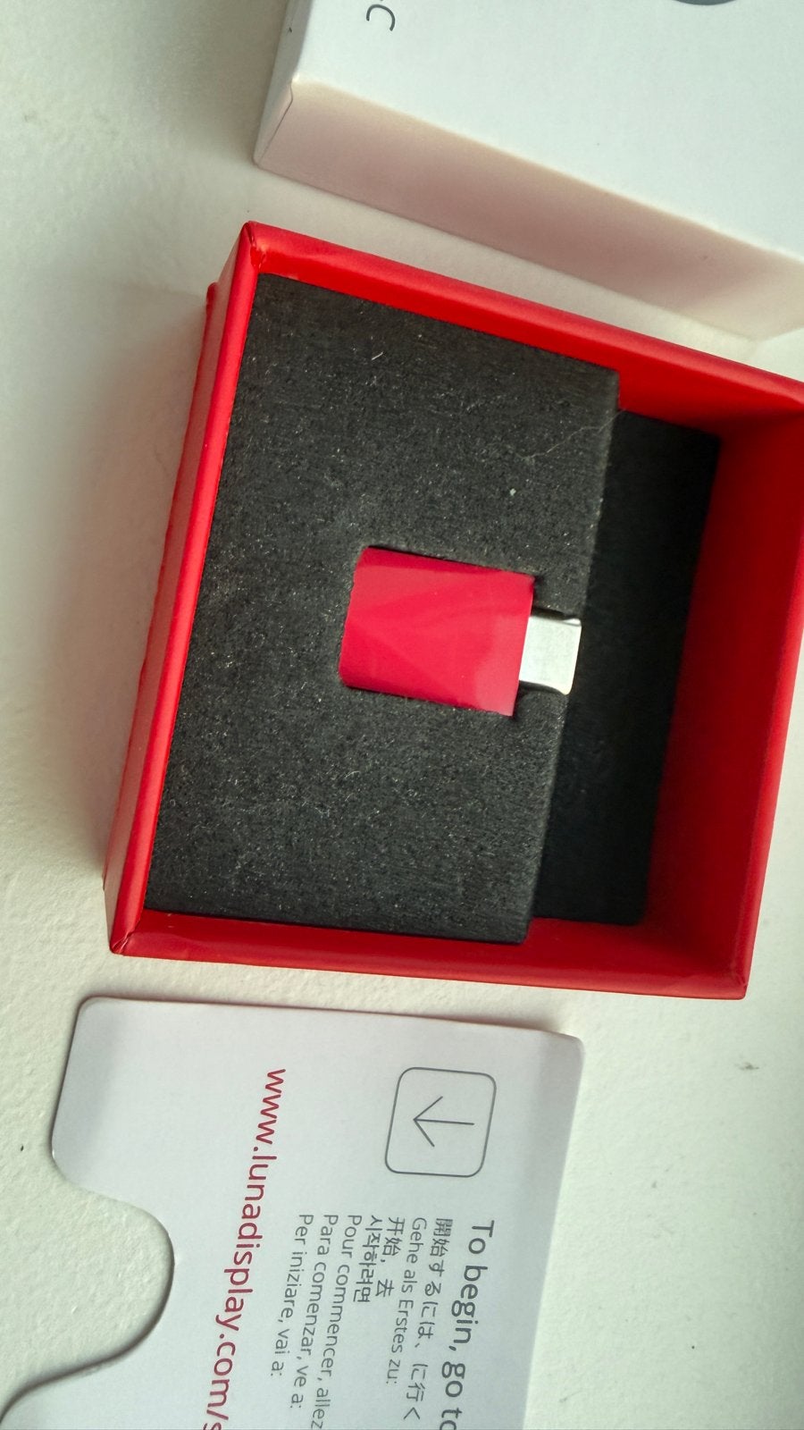Luna Display USB-C adapter voor Mac en iPad, Computers en Software, Pc- en Netwerkkabels, Nieuw, Ophalen of Verzenden