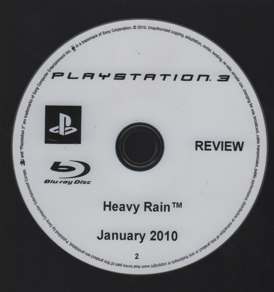 heavy rain review disk january 2010, 1 speler, Ophalen of Verzenden, Zo goed als nieuw, Vanaf 3 jaar