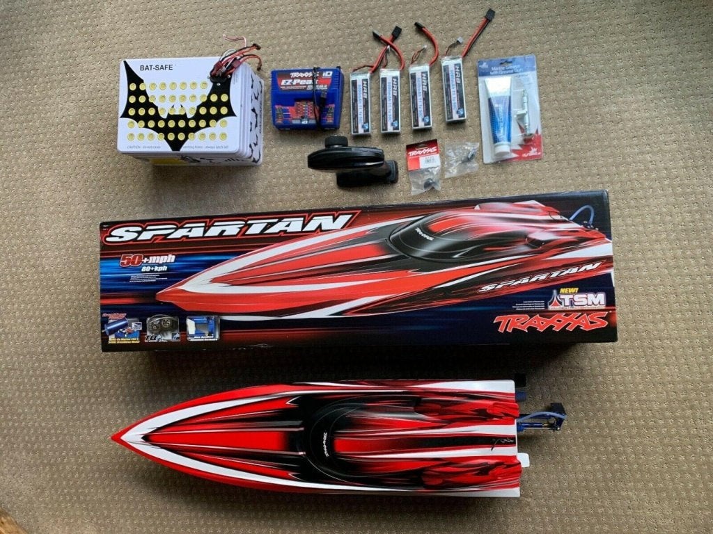 Traxxas Spartan RC-Boot, Hobby en Vrije tijd, Modelbouw | Boten en Schepen, Verzenden, Zo goed als nieuw, 1:32 tot 1:50, Overige merken