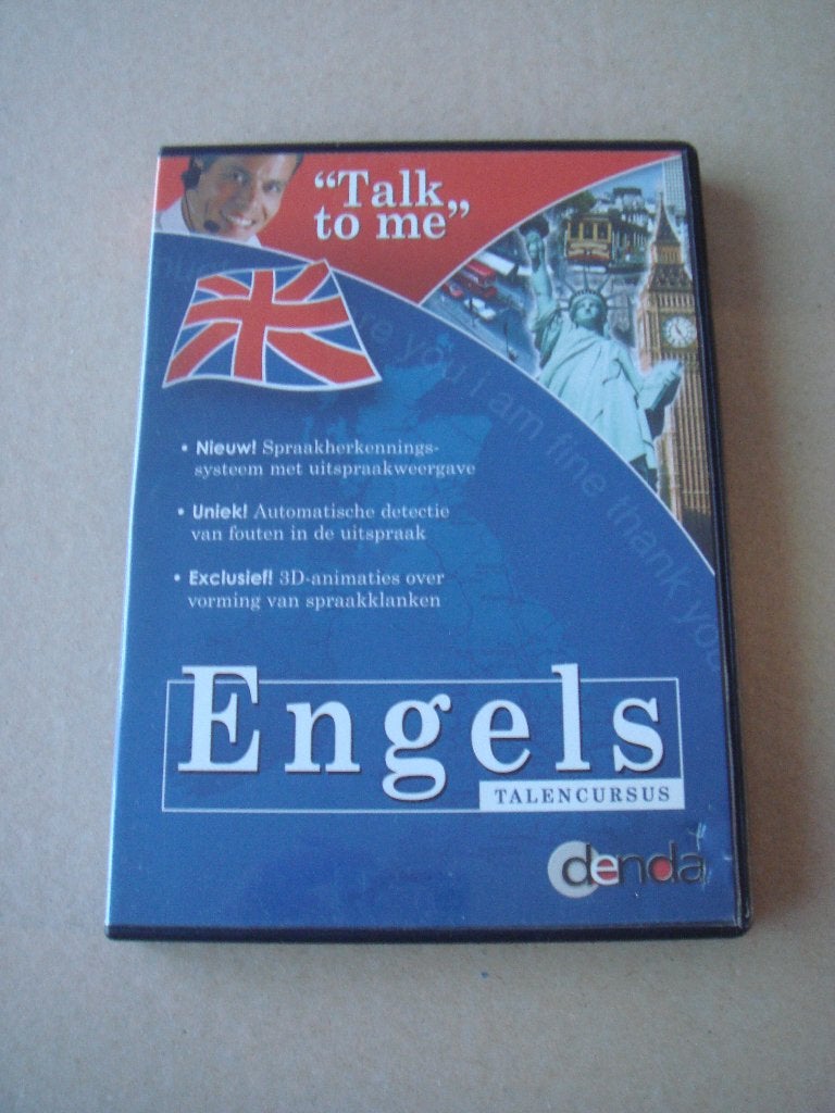 Engels Talencursus - Talk to me - CD-ROM, Computers en Software, Educatie- en Cursussoftware, Ophalen of Verzenden, Zo goed als nieuw