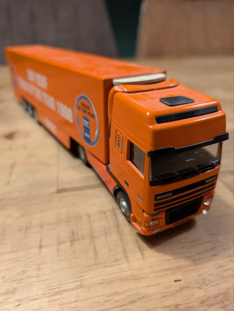 Lion Car 85 - DAF 95XF Truck of the Year 1998 (1:50), Ophalen of Verzenden, Zo goed als nieuw, Bus of Vrachtwagen, Lion Toys