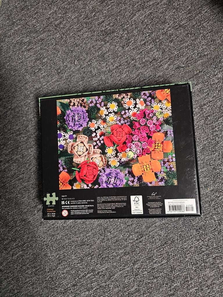 Lego puzzel brick botanicals, Puzzel en Educatief, 1 speler, Ophalen of Verzenden, Zo goed als nieuw