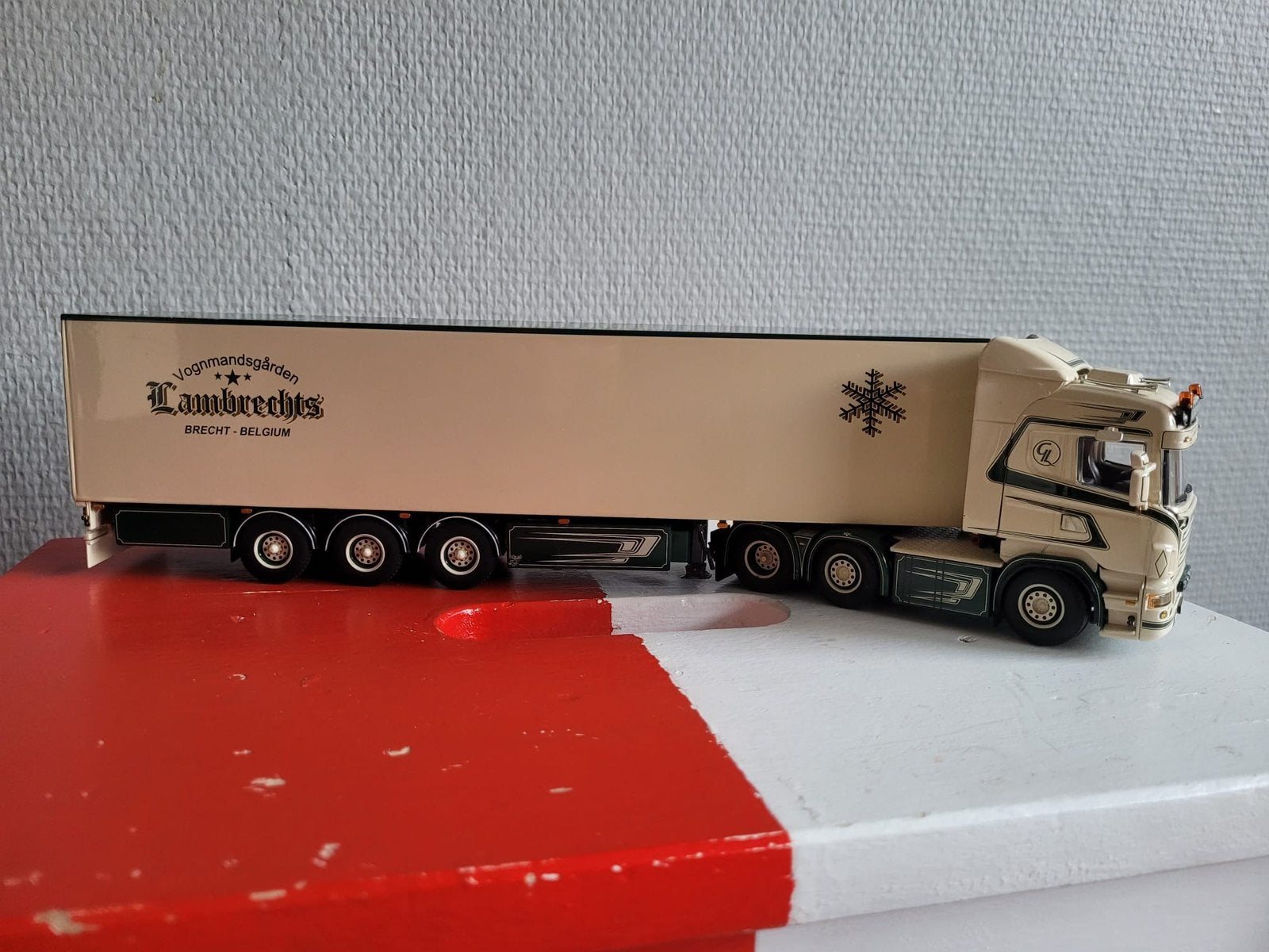 Wsi Scania r500 Lambregts, Ophalen of Verzenden, Zo goed als nieuw, Bus of Vrachtwagen, Wsi