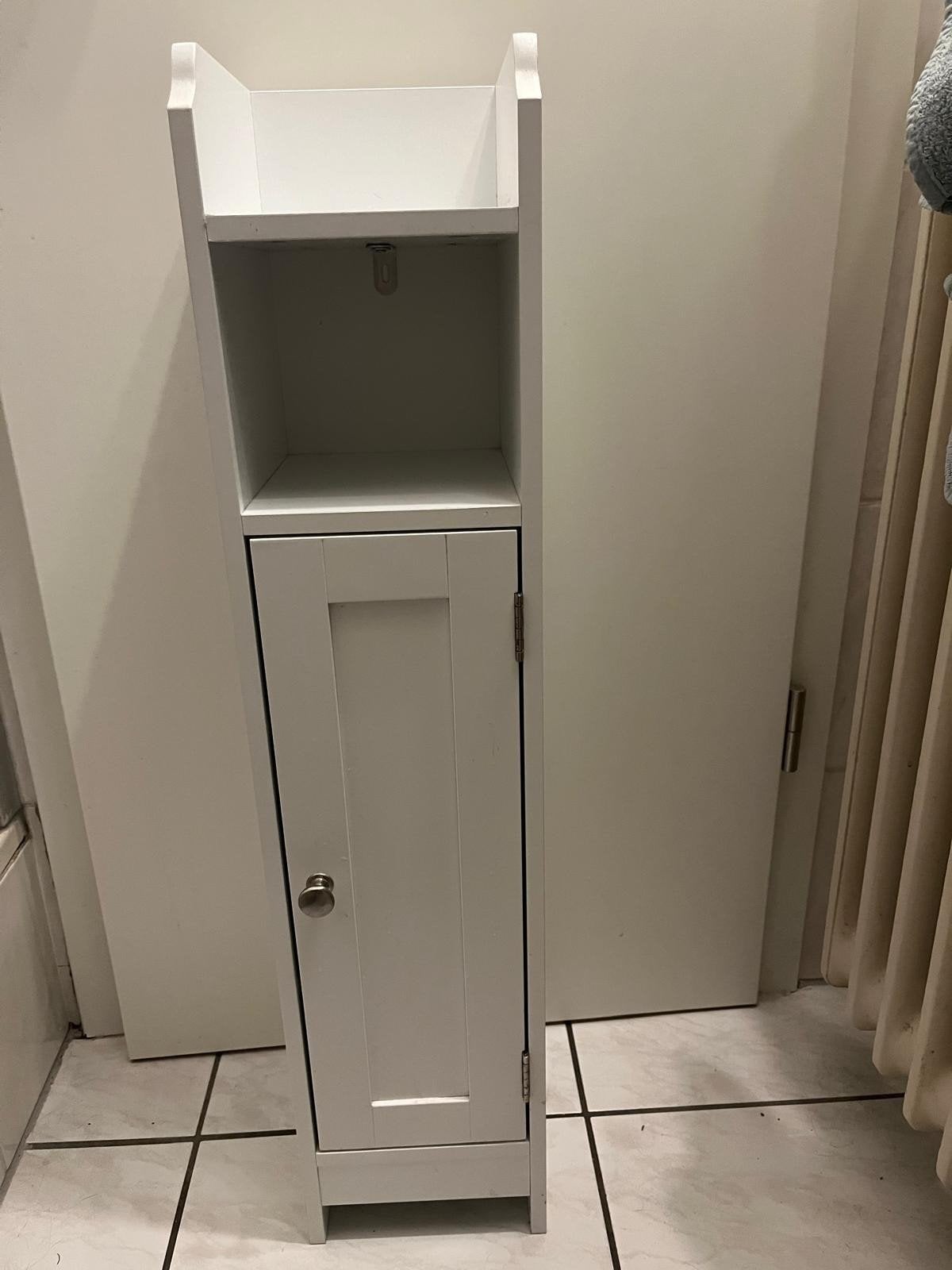Set van 3 badkamerkastjes: wastafelkast en 2 smalle kasten, Huis en Inrichting, Badkamer | Badkamermeubels, Ophalen