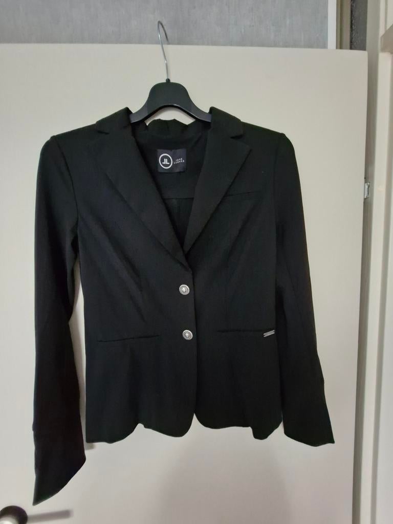 JANE LUSHKA colbert kolbert jasje blazer zwart S 36 travel, Zwart, Ophalen of Verzenden, Zo goed als nieuw, Jane Lushka