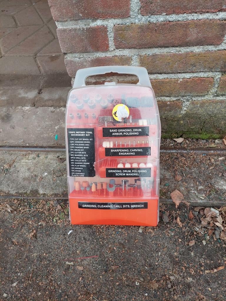 150-delige Rotary Tool Accessoire Kit, Doe-het-zelf en Verbouw, Gereedschap | Handgereedschap, Gebruikt, Ophalen of Verzenden
