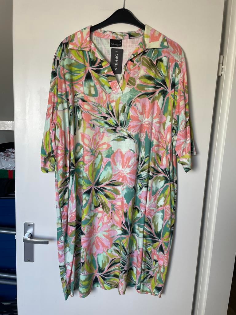 Nieuwe gave jurk Ivanka multicolor dessin van ophilia, Overige kleuren, Jurk, Nieuw, Nvt
