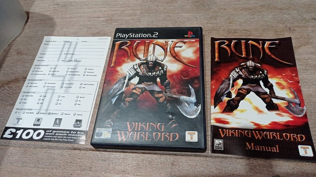 Rune Viking Warlord playstation 2 ps2 game, Avontuur en Actie, 1 speler, Ophalen of Verzenden, Zo goed als nieuw