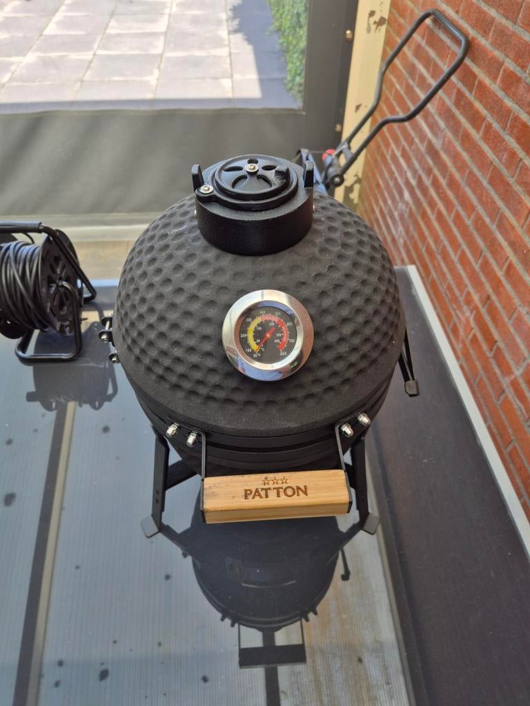 Patton Kamado Grill - Compact en Draagbaar, Ophalen of Verzenden, Zo goed als nieuw, Patton