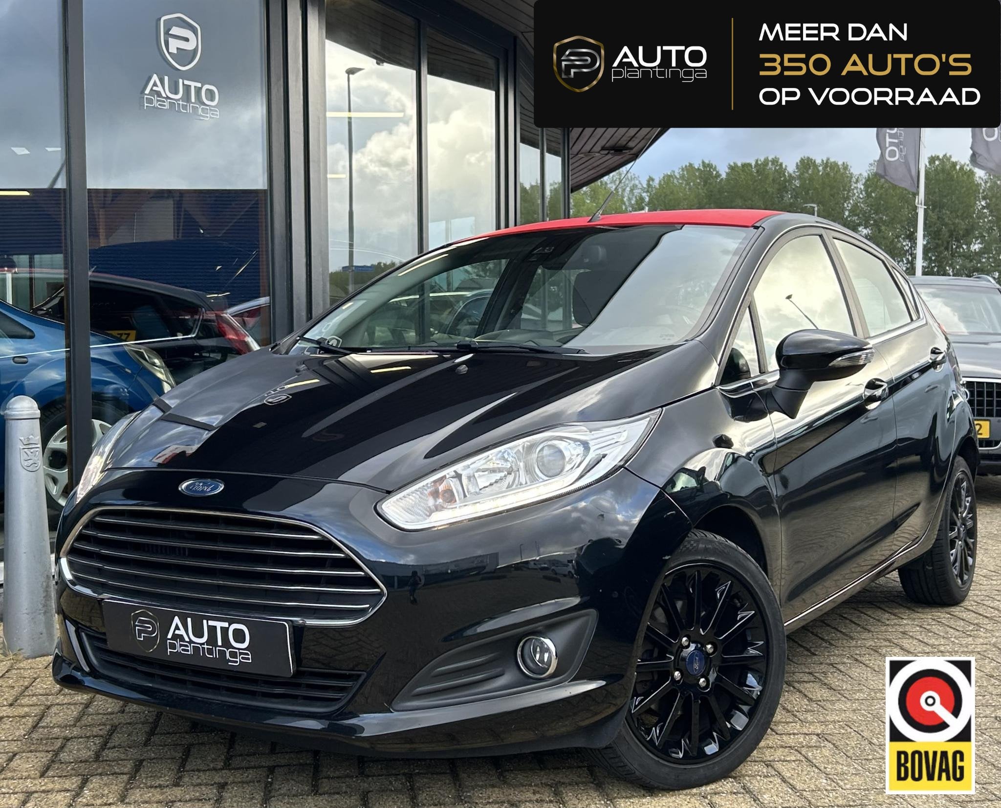 Ford Fiesta 1.0 EcoBoost Titanium 101PK | AUTOMAAT | DEALERO, Auto's, Euro 6, Zwart, Origineel Nederlands, Bedrijf