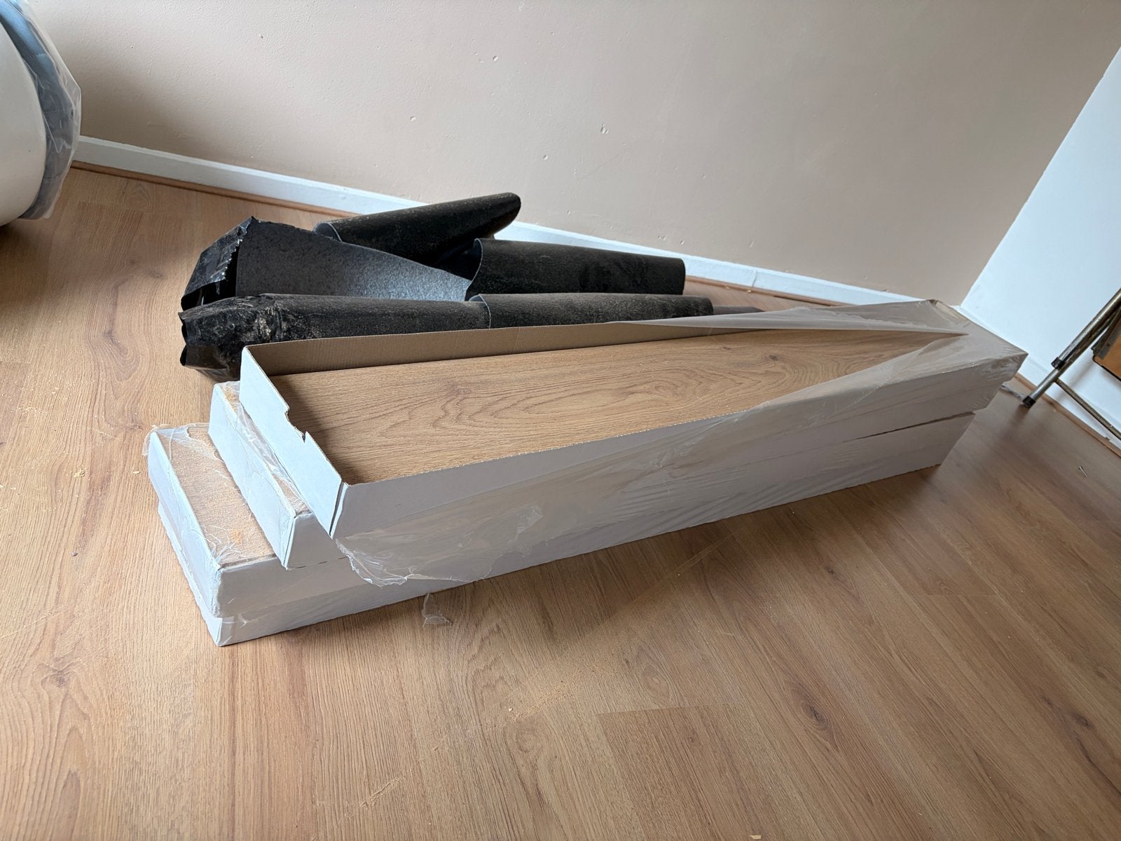 NIEUW! 10m² Kliklaminaat met voelbare houtstructuur, Ophalen, Zo goed als nieuw, 10 m² of meer, Hout