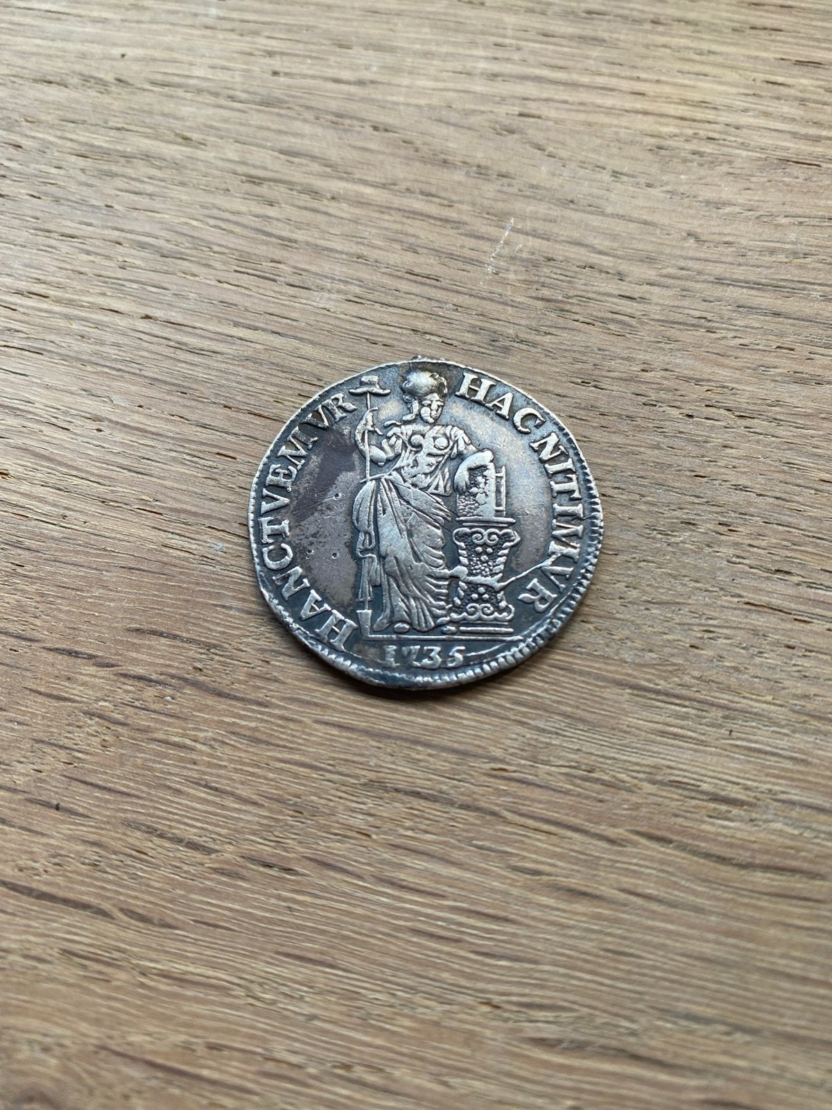 Zilveren gulden 1735, Postzegels en Munten, Vóór koninkrijk, Verzenden, Zilver, Overige waardes
