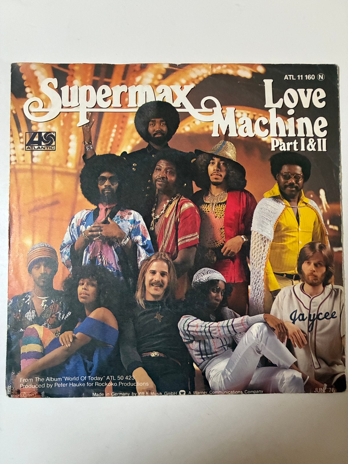 Supermax - Love Machine single 45 toeren, Ophalen of Verzenden, 2000 tot heden, Zo goed als nieuw, Overige formaten