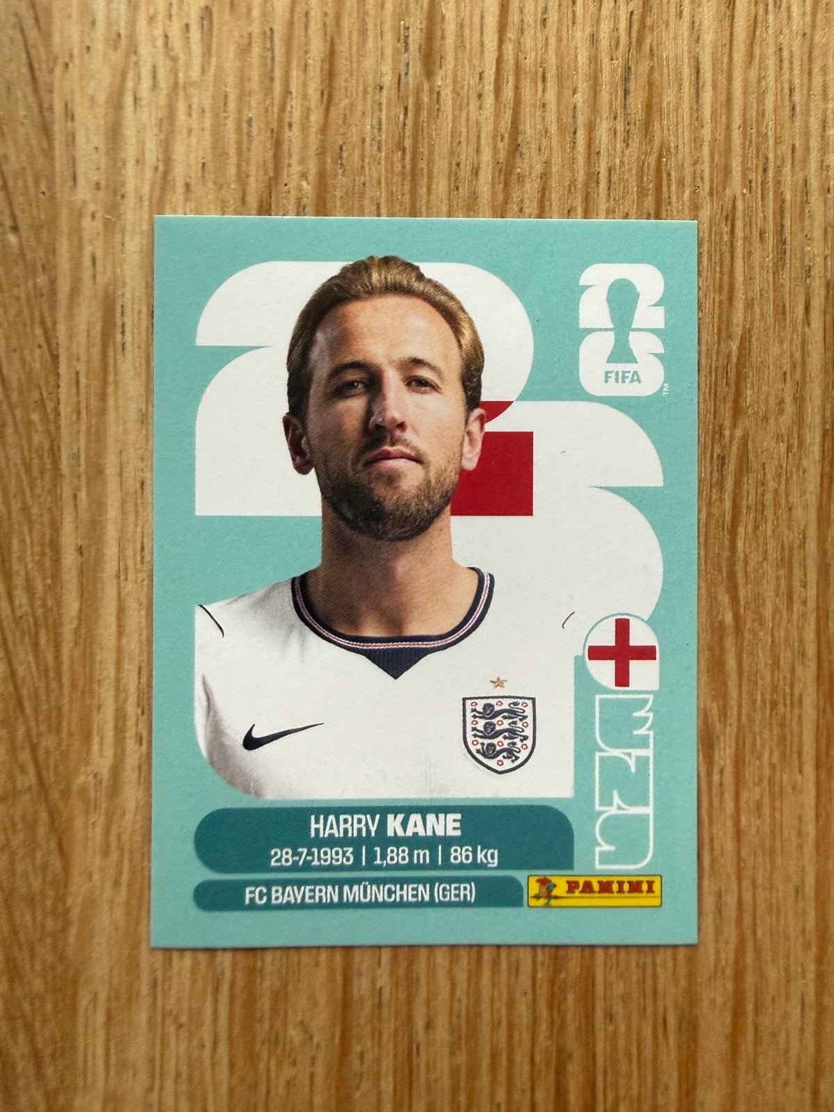 Panini sticker Harry Kane ((Nieuw), Ophalen of Verzenden, Nieuw, Sticker